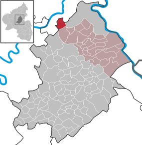 Poziția ortsgemeinde Morshausen pe harta districtului Rhein-Hunsrück-Kreis