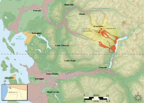 Mount Baker hazard map-fr.svg
