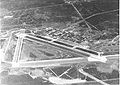 Вид на ВПП авиабазы Маунтин-Хоум, тогда она называлась «армейским аэродромом Маунтин-Хоум», май 1945 года