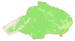 Mapa lokalizacyjna gminy Gorje