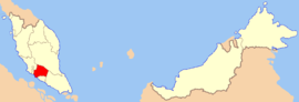 नगरी संबिलानचे मलेशिया देशाच्या नकाशातील स्थान