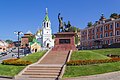 Replica of the monument in Nizhny Novgorod