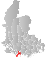Spangereid within Vest-Agder