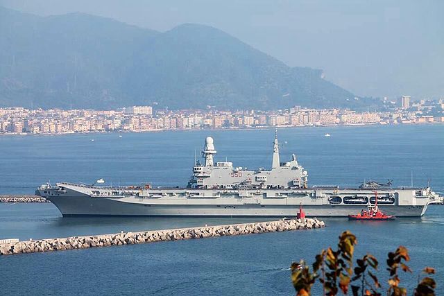Light carrier Cavour of the Italian Navy