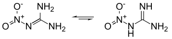 Nitroguanidine tautomers.svg