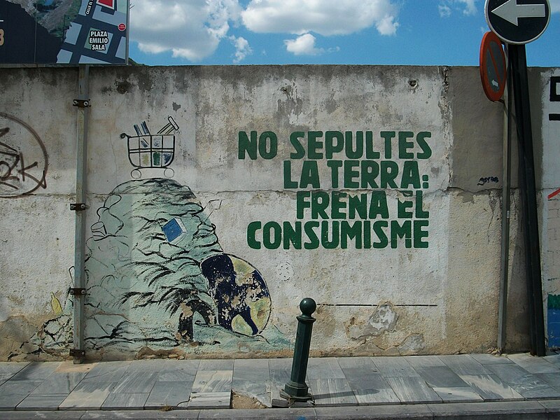 File:No sepultes la terra, frena el consumisme, mural a Alcoi.JPG