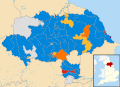 North Yorkshire UK local election 2013 map.svg