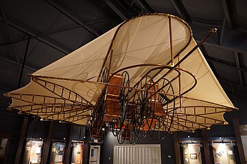 The Ezekiel Airship replica on display at the Northeast Texas Rural Heritage Center and Museum in Pittsburg, Texas