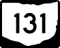 Маркер State Route 131