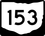 State Route 153 marker