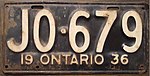 ONTARIO 1936 license plate (2289508543).jpg