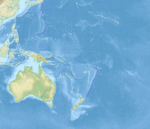 Auckland is located in Oceania