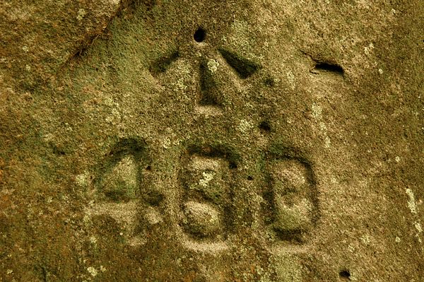 Benchmark on the route of the Great North Road