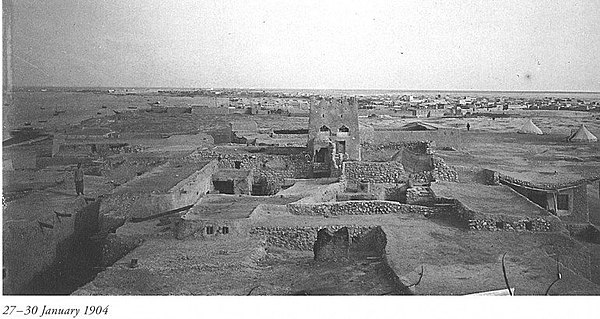 Old city of Doha, January 1904