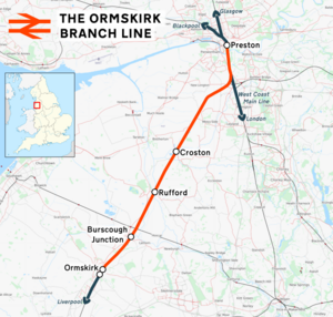 300px ormskirk branch line
