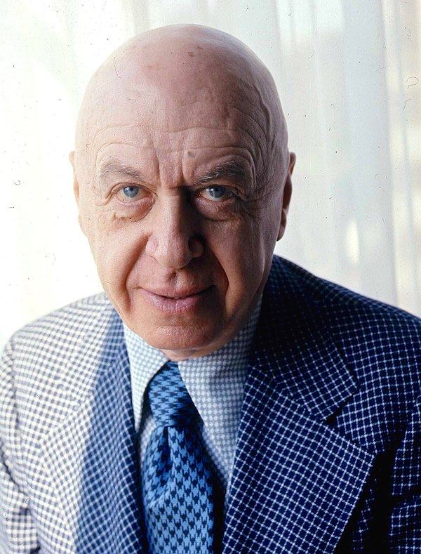 Preminger in 1976, photographed by Allan Warren