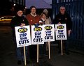 Image 32Public and Commercial Services Union members on strike in Manchester 2006.