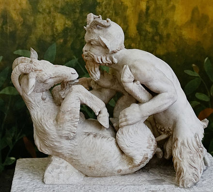 Pan having sex with a goat, statue from Villa of the Papyri, Herculaneum.