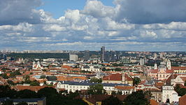 Panorama van Vilnius