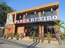 Pares Retiro, a franchise of restaurants selling beef pares. Pares Retiro.jpg