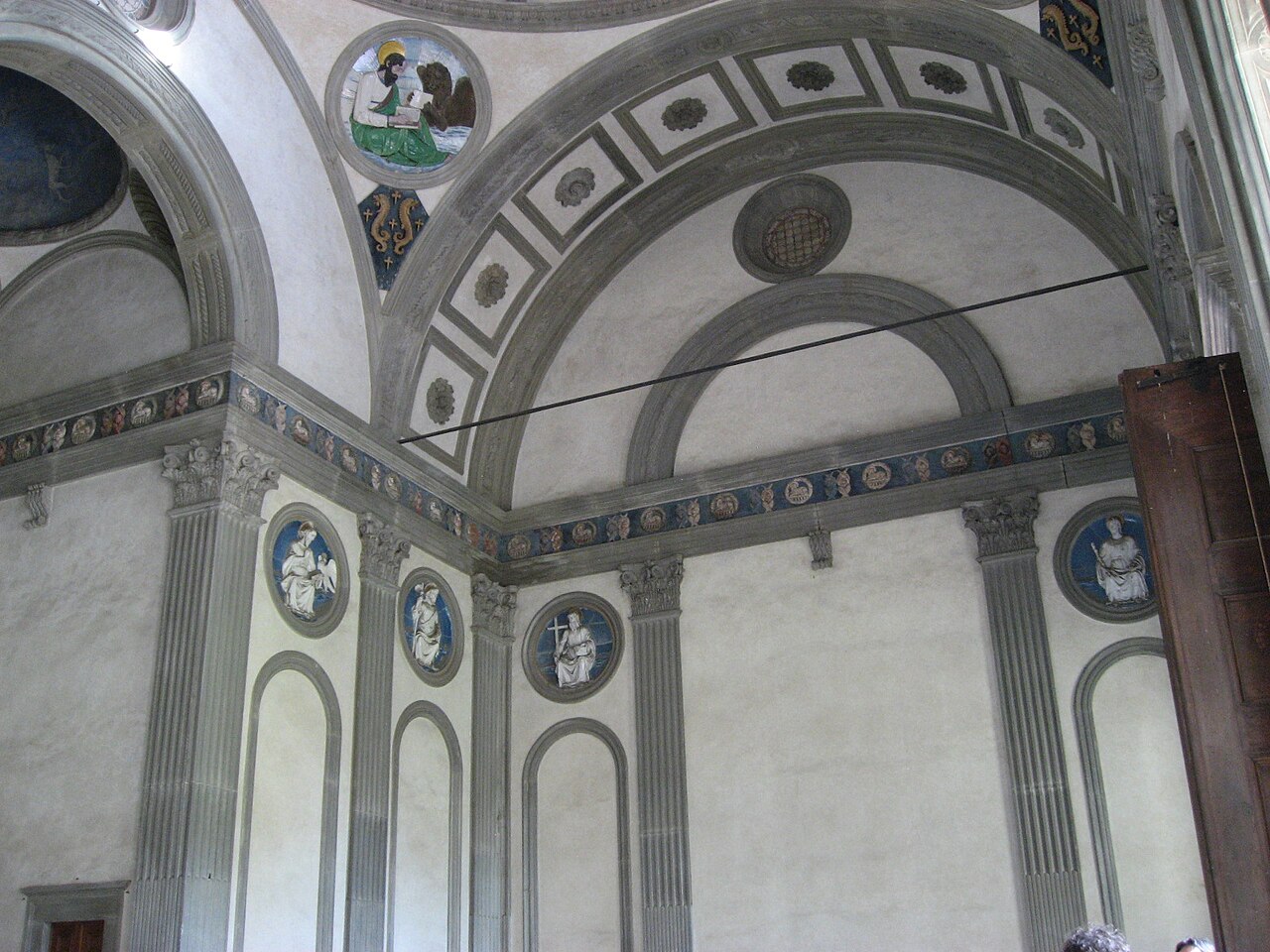 Firenze, interno della cappella Pazzi