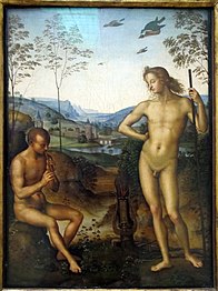 Apollo a Marsyas (Pietro Perugino 1448-1523)