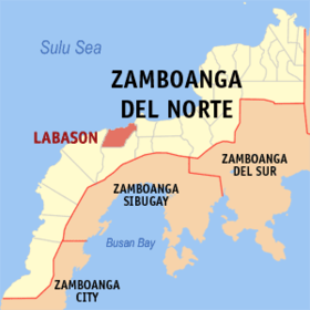 Mapa a pakabirukan ti Labason