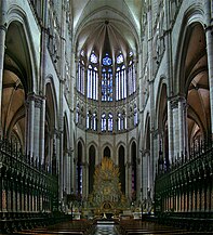 Coro gótico de la catedral de Amiens, Francia