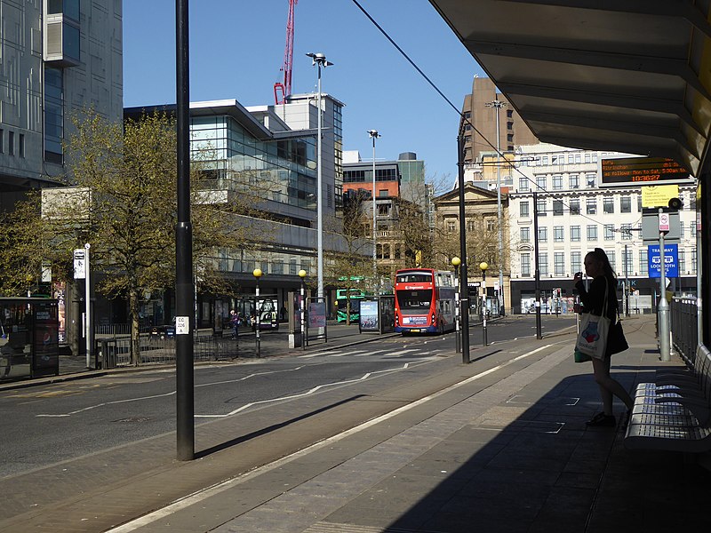 File:Piccadilly Gardens, Manchester, April 2020 (08).jpg