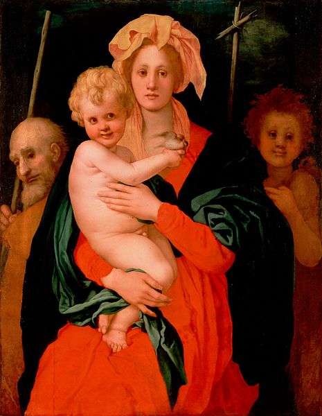 File:Pontormo, Jacopo da - The Virgin and Child with St Joseph and John the Baptist.jpg