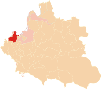 Location of the Pomeranian Voivodeship within the Polish-Lithuanian Commonwealth RON wojewodztwo pomorskie map.svg