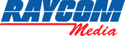 Raycom Media's logo from its 1996 founding until December 2017, using elements from the original Raycom Sports logo.