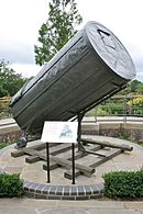 The remaining 10 ft section of the telescope, now at the Royal Observatory, Greenwich.