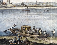 Rheinfähre Worms im 17. Jahrhundert