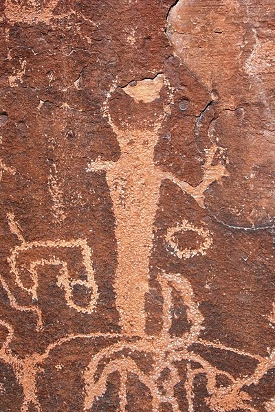 Barrier Canyon Style rock art found in Emery County