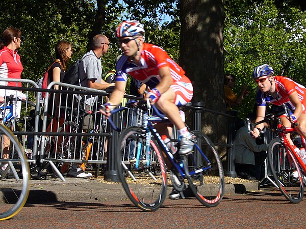 Roger Hammond in the 2006 Tour of Britain in London