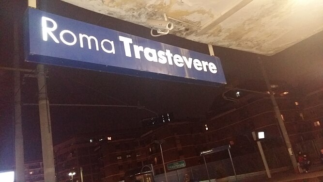 Roma Trastevere railway station