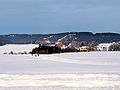 Vinterlandskap i Røyken