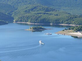 Strandbad Eschauel und Insel Eichert von Schmidt