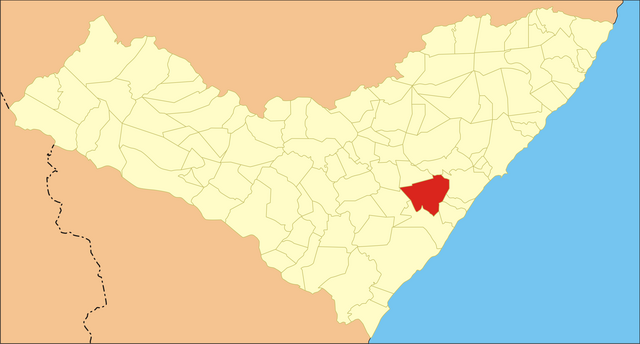 Localização de São Miguel dos Campos em Alagoas