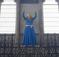 The Virgin Mary (2000) (Jungfru Maria) i Vårfrukapellet, av skulptören David Wynne (1926–2014)