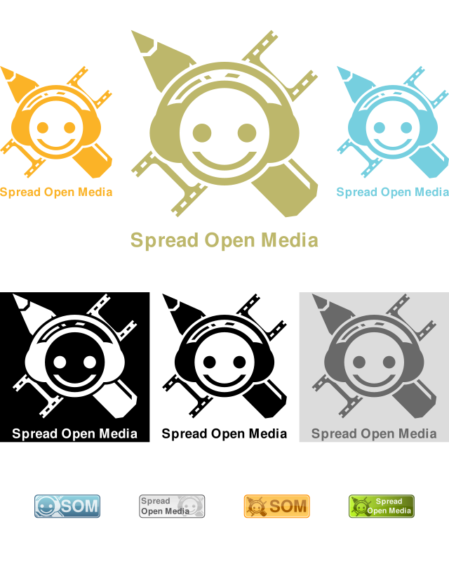 Open media. Pul som logo.