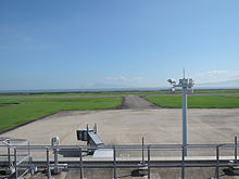 Saga Airport runway, taxiway and tarmac.JPG