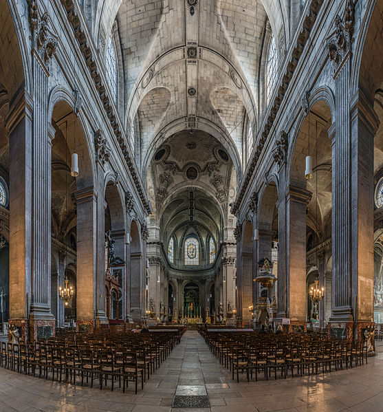 File:Saint-Sulpice, Paris, Interior View 140515 1.jpg