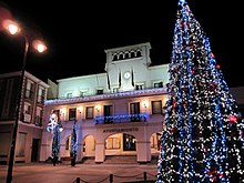 Plaza de la Constitución iluminada con motivos navideños (2009)