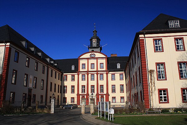 Schloss Saalfeld, built after 1677 as the ducal residence