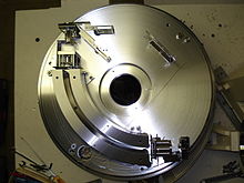 Electric sector from a Finnigan MAT mass spectrometer (vacuum chamber housing removed) Sector.jpg