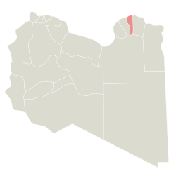 Эль-Джебель-эль-Ахдар на карте