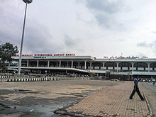 Bangladesh's largest international airport, the Hazrat Shahjalal International Airport in Dhaka, has signage in Arabic. Shahjalal International Airport (10).jpg
