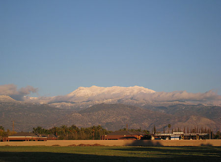 Snowy San Jacinto Mountains